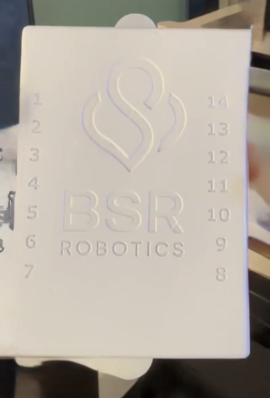 BSR Robotics Utilization Monitor — white enclosure with 14 CT/VT input channels and embossed BSR Robotics logo